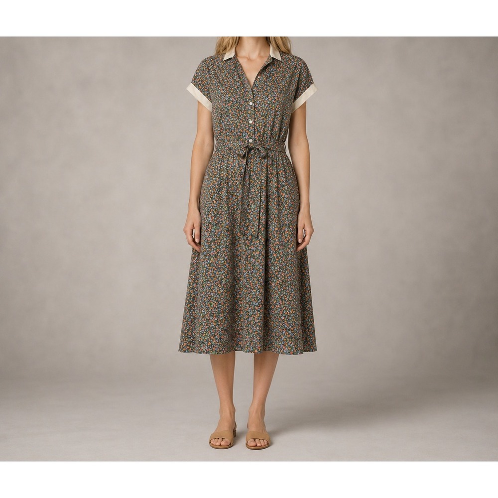 Jody T. California Vintage Floral Retro Garden Party Cottagecore Feminine‎ SZ 7